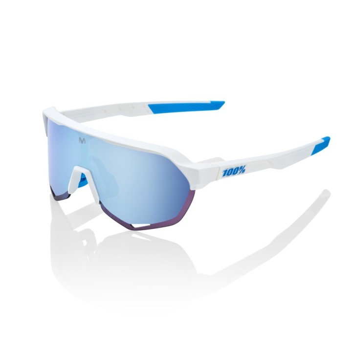 Occhiali 100% S2 - Team Movistar White/Hiper Blue 100%