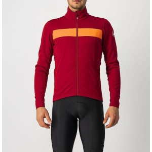 Giacca Castelli Raddoppia 3 Jacket - Red/Orange Fluo Castelli
