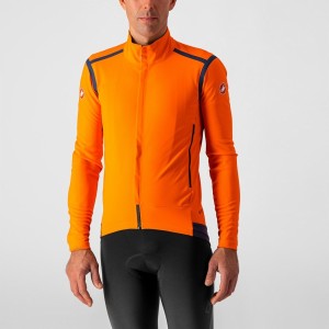 Jacket Castelli Perfect Ros Long Sleeve - Brilliant Orange