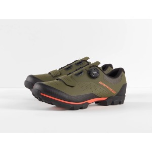 Shoes Mtb Bontrager Foray - Olive Grey/Radioactive Orange