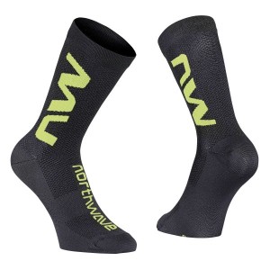 Calze Northwave Extreme Air Black/Yellow Fluo