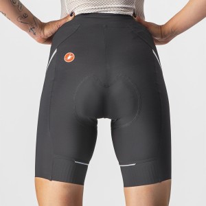 Pantaloncino Castelli Donna Velocissima 3 Short - Black/Silver Castelli