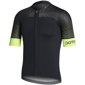 Maglia Dotout Hybrid Jersey - Black/Fluo Yellow Dotout