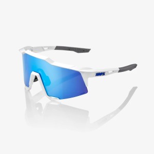 Occhiali 100% SPEEDCRAFT SL - Matte White/Metallic Blue