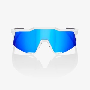 Occhiali 100% SPEEDCRAFT SL - Matte White/Metallic Blue 100%