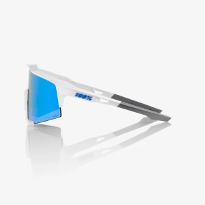 Occhiali 100% SPEEDCRAFT SL - Matte White/Metallic Blue 100%