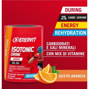 Enervit Isotonic Drink Arancia Barattolo 420 gr. Enervit
