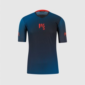 Knife Karpos Val di Dentro Tee - Blue/Orange