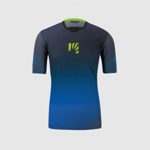 Knife Karpos Val di Dentro Tee - Black/Blue/Green