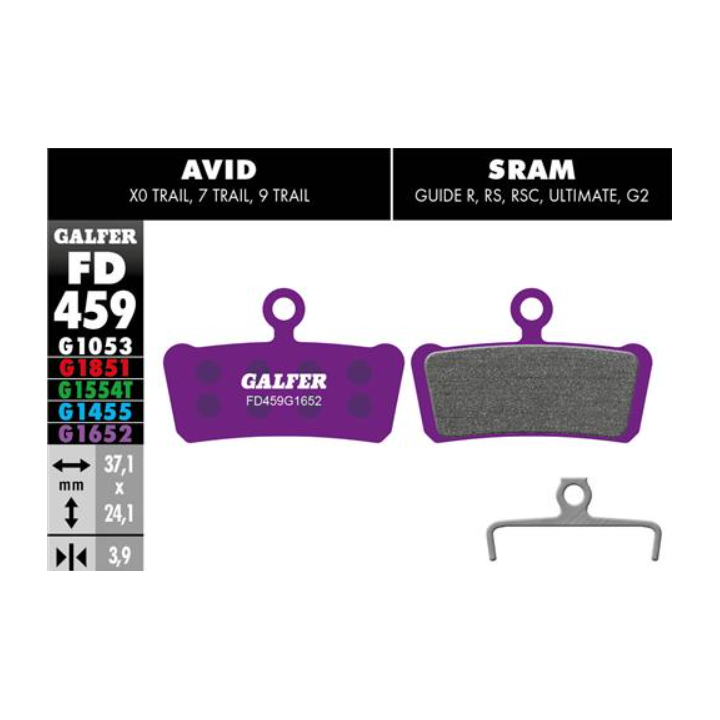 Pastiglie Freno Galfer E-Bike Viola FD459 Galfer Bike