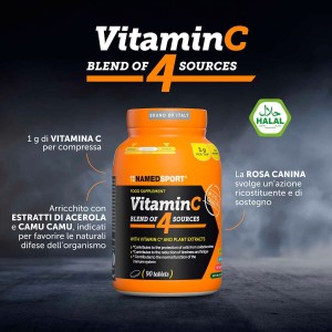 Named Vitamin C Blend of 4 Sources - 90cpr Named