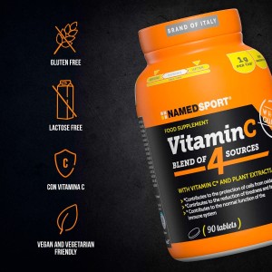 Named Vitamin C Blend of 4 Sources - 90cpr Named