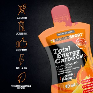 Named Total Energy Carbo Gel Agrumix 40ml Named