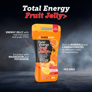 Named Total Energy Fruit Jelly Peach Orange & Lemon 42gr Named