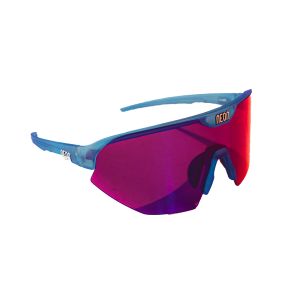 Occhiali Neon Optic Flame - Crystal Royal Matt /Lens Mirror Fastred HD