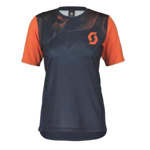 Maglia Donna Scott Trail Vertic - Dark Blue/Braze Orange