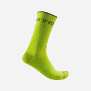 Calze Castelli Distanza 20 - Electric Lime