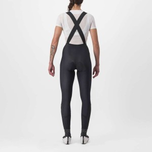 Castelli donna Velocissima Dt Bibtight - Black/Black Reflex Castelli