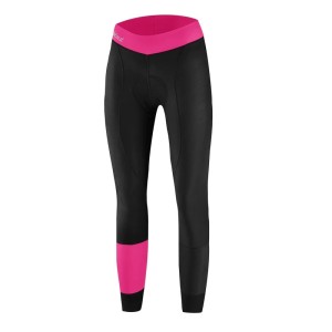 Women's long trousers Dotout Mystic Tight - Black/Fucsia