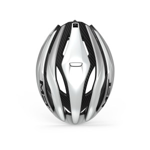 Casco Met Trenta 3K Carbon Mips® - Bianco Metallizzato Met