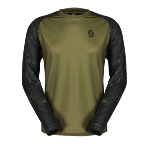 Long sleeve shirt Scott Trail Storm - Fir Green/Black