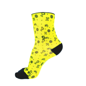 Socks Scott junior Crew - Sulphur yellow
