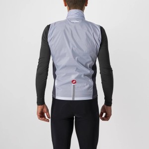 Gilet Antivento Castelli Squadra St. Vest - Silver Gray/Dark Gray Castelli