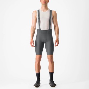 Salopette corta Castelli Espresso bibshort - Gunmetal gray Castelli