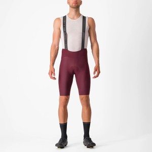 Salopette corta Castelli Espresso bibshort - Deep bordeaux