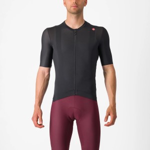Maglia Castelli Espresso jersey - Light black/Dark gray