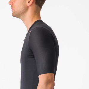 Maglia Castelli Espresso jersey - Light black/Dark gray Castelli