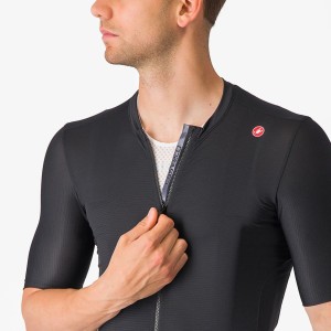 Maglia Castelli Espresso jersey - Light black/Dark gray Castelli