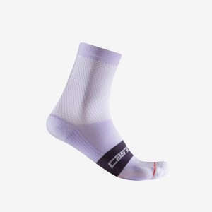 Socks Castelli woman Espresso W 12 - Orchid petal