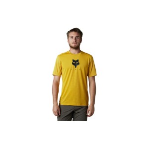 T-shirt Fox Racing LAB Head Ranger - Yellow Fox Racing