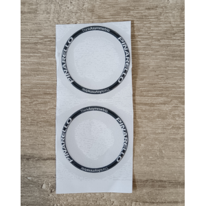 Bb Black Most Stickers Pinarello Dogma F rim/Dogma F Disc - Set of 2 Pieces