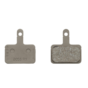 Coppia Pastiglie Shimano B05S-RX in resina e molla con coppiglia tipo 3