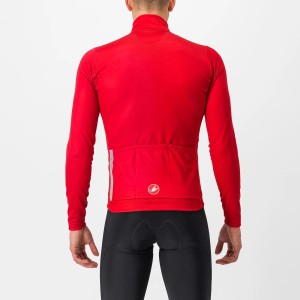 Knife Castelli Entrance Thermal Jersey - Red Castelli