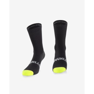 Socks Pinarello Thermal Black/Yellow Fluo