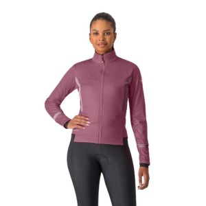 Jacket Castelli Women's Dynamic 2 Jacket - Mauve/Blueberry