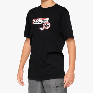 T-Shirt 100% STAMPS Youth - Black