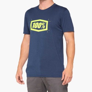 T-Shirt 100% CROPPED Tech Tee Navy