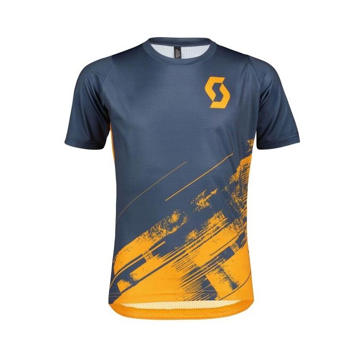 Maglia Scott Jr Trail 10 SS Copper orange/Midnight blue Scott