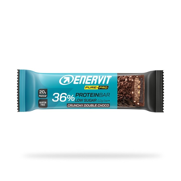 Barretta Enervit 36% Protein Bar Crunchy Double Choco Enervit