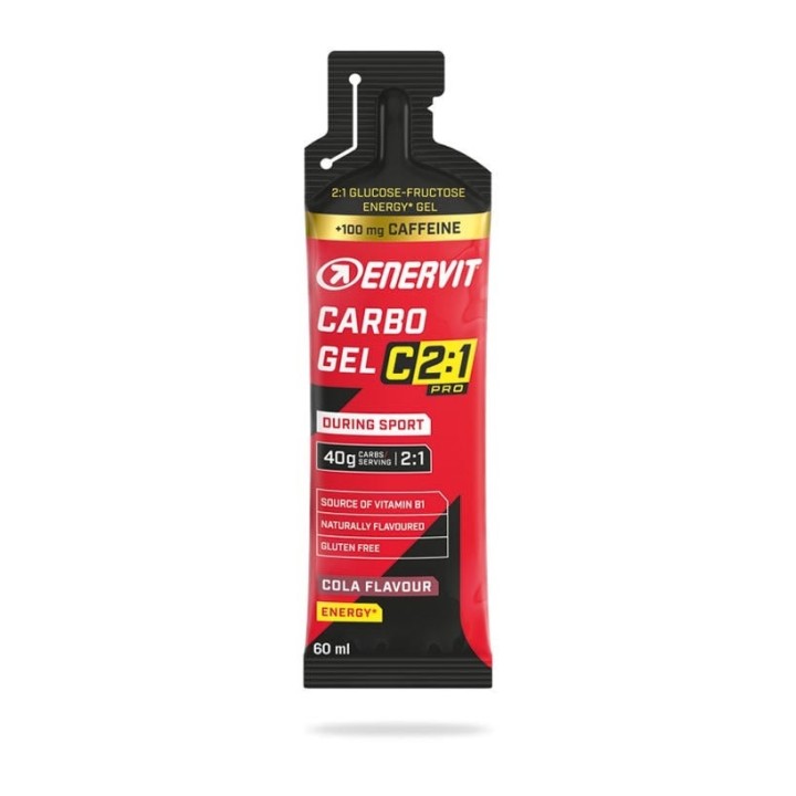 Gel Energetico Enervit C2:1PRO Cola con Caffeina 60 ml Enervit