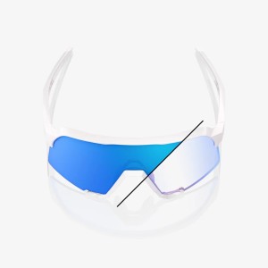 Occhiali 100% S3 - Bastille - Blue Mirror Photochromic 100%