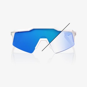 Glasses 100% SPEEDCRAFT SL- Bastille - Blue Mirror Photochromic 100%