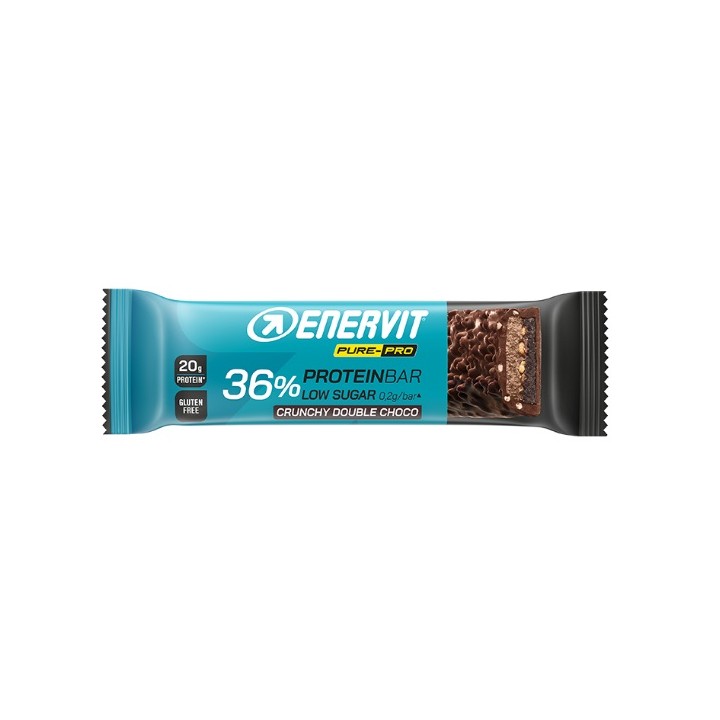 Barretta Enervit 36% Protein Bar Creamy Double Choco Low Sugar Enervit