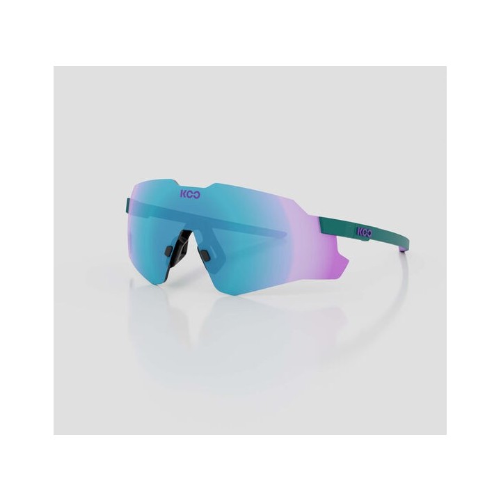 Koo Nebula glasses - Teal Matt Dark Turquoise Mirror Cat. 2 Koo