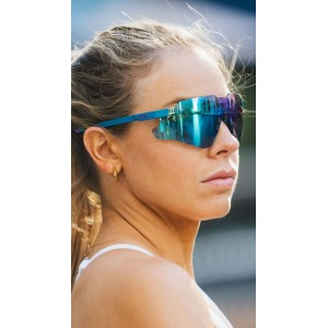 Koo Nebula glasses - Teal Matt Dark Turquoise Mirror Cat. 2 Koo