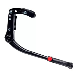 MV-TEK Cavalletto Regolabile per Bici 24/28'' Alluminio Nero Braccio Snodabile